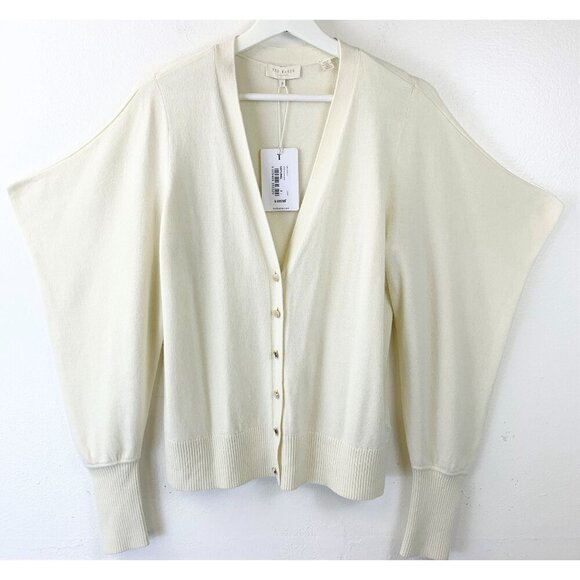 NWT Ted Baker Drape Sleeve Cardigan - Picture 2 of 10